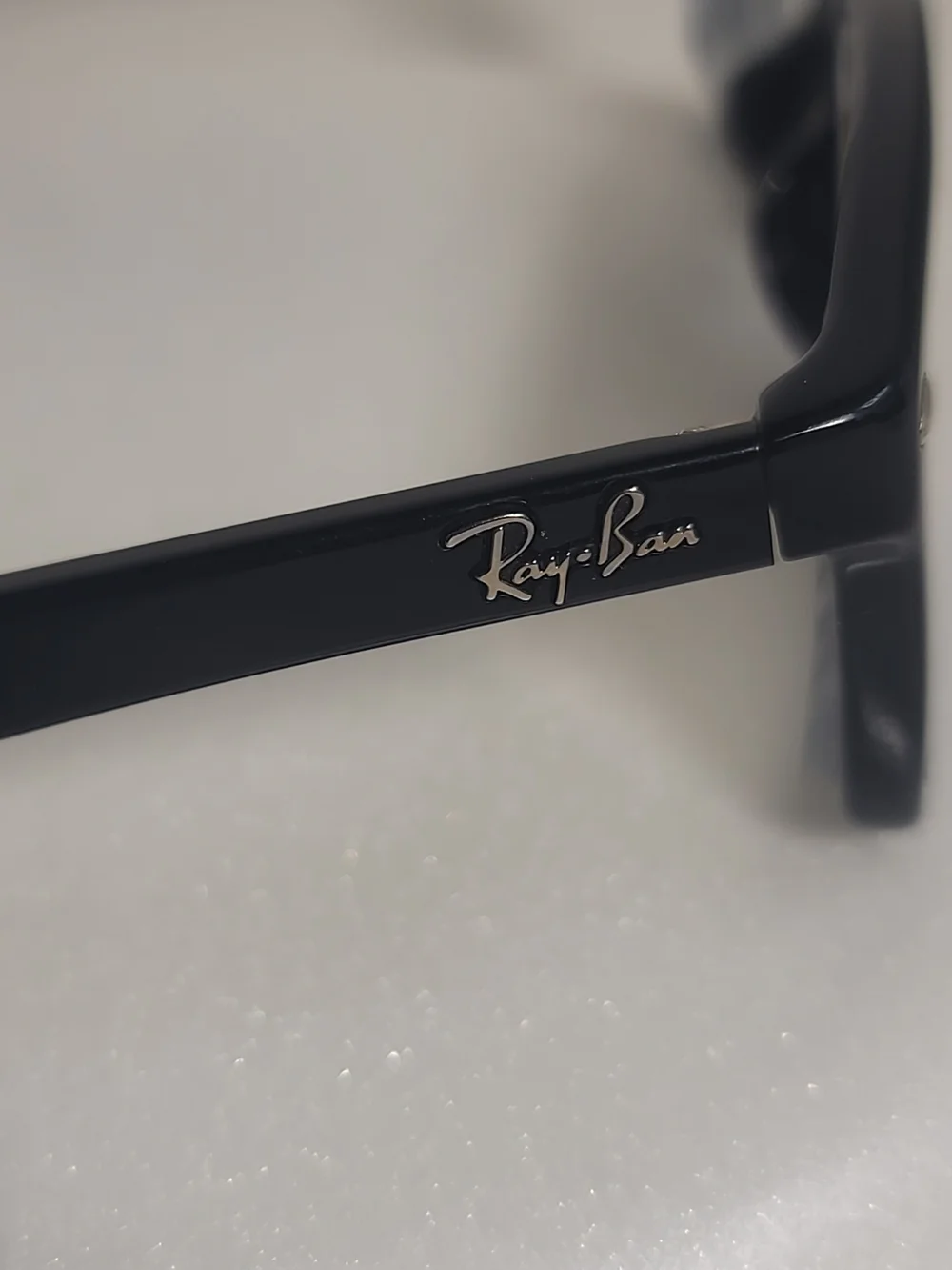 Ray-Ban Men's Black Sunglasses - Classic Logo Temple only the frames